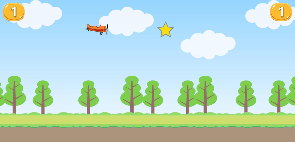 In flight