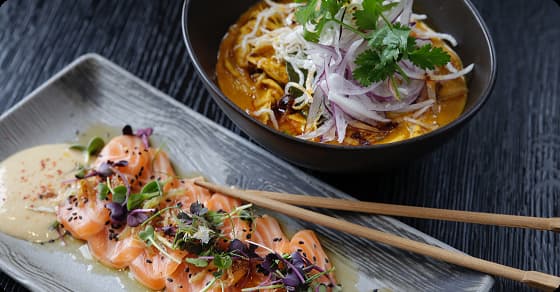 Fresh plated cuisine available through Tiffin Mom